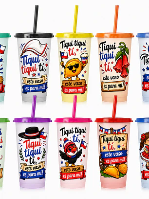 Set De 10 Vasos Mágicos Tiqui Tiqui Ti ,este Vaso Es Para Mi