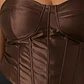 Scarlette Satin Corset Top Fashion Nova – Talla XL - Miniatura 3
