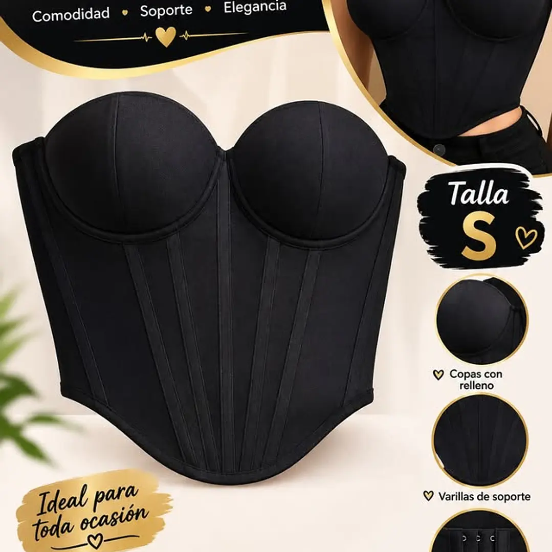 TOP CORSET ZW COLLECTION – Fashion Nova | Talla S 1