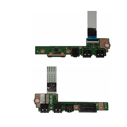 Adaptador Interface USB Som IO Card Asus X402, X402C, X402CA, 60NB0090-I01 com cabo FFC