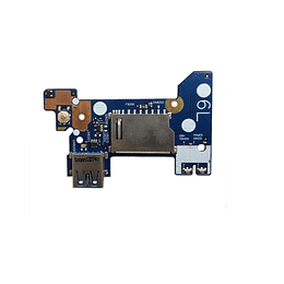 Botão Power Button Board com USB, SD Card HP 240 G7, 14-CF, 14-CK, 14-CM, 14-DF, 14-DK, 245 G7, 246 G7, 245 G8, 6050A2983901, L23186-001