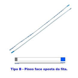 Cabo FFC Fita AWM 4 Pinos | 0,5 pitch | Pinos face oposta