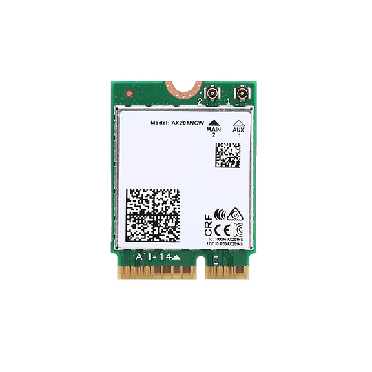 Placa Wireless Intel AX201NGW Módulo Wi-Fi 6 (802.11ax) + Bluetooth
