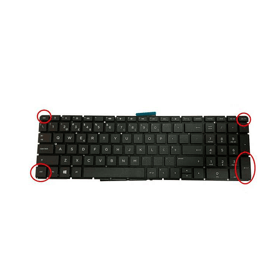 Teclado HP 15-BS 15-BW 15G-BR 17-BS 250-G6 255-G6 258-G6