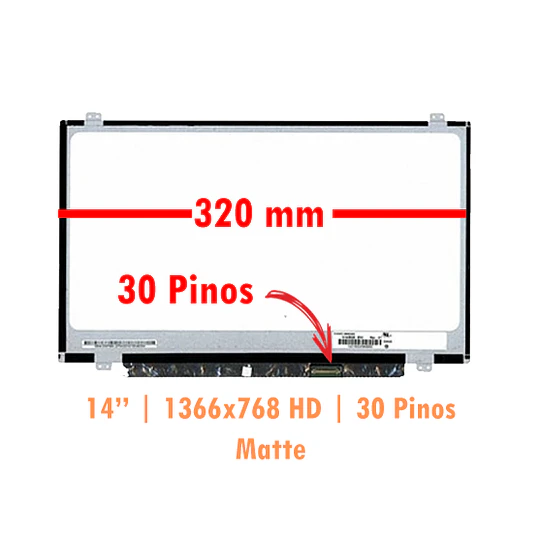 Ecrã 14″ LCD Insys GW1-W148