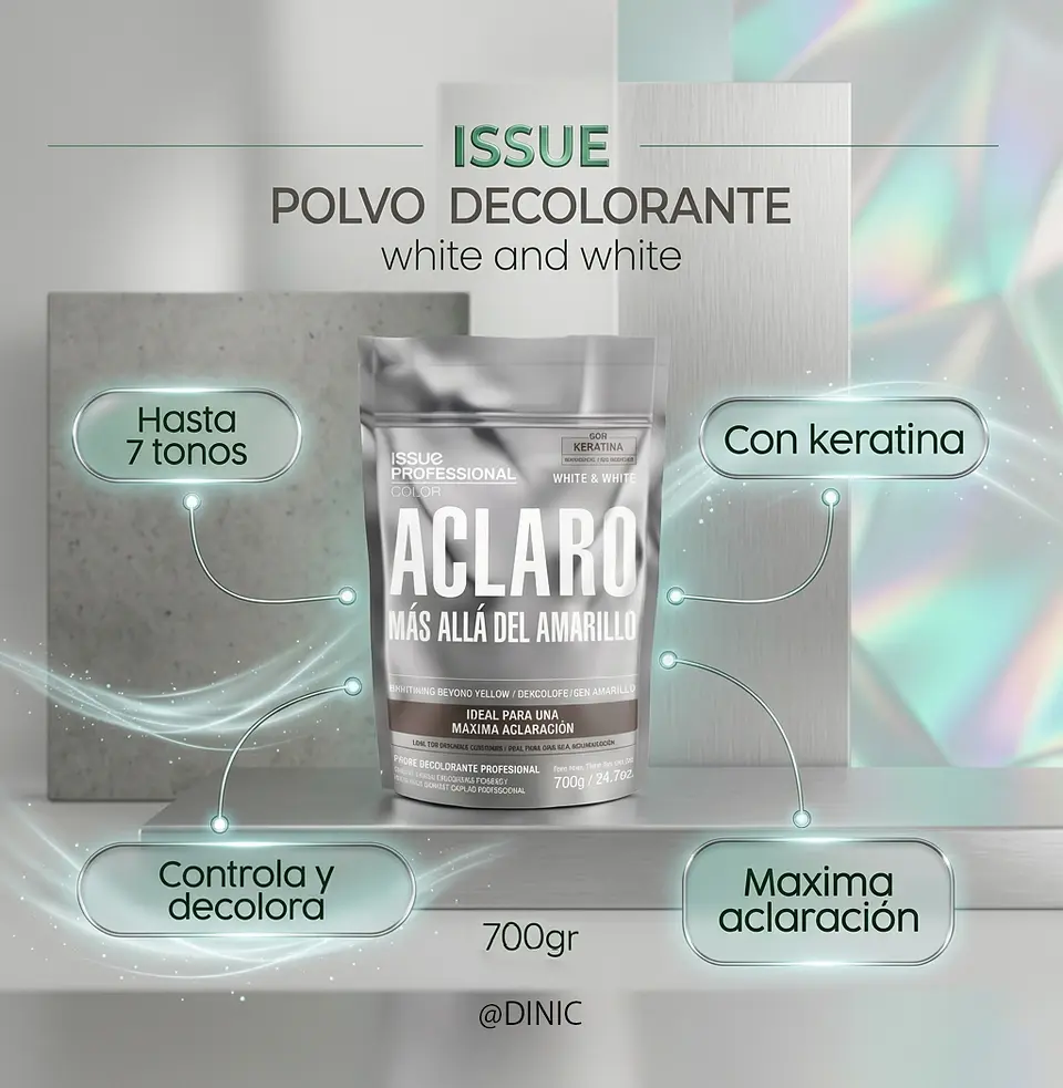 Polvo decolorante White & White 3