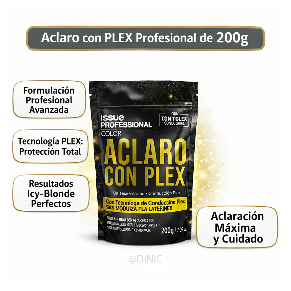 Decolorante aclaro con plex de 200 gr 2