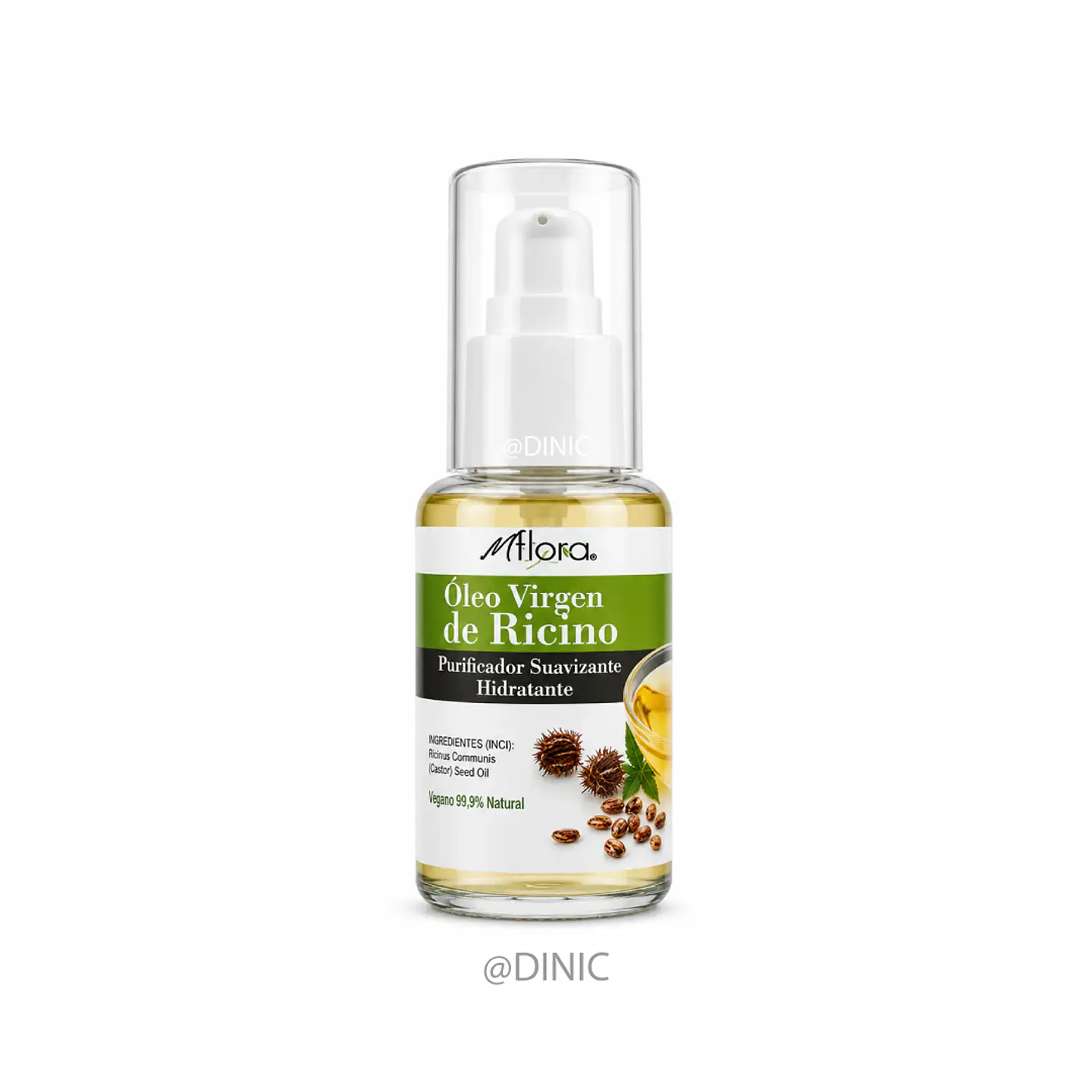 Aceite Virgen De Ricino Para Pelo Y Pestañas Miflora 30ml 1
