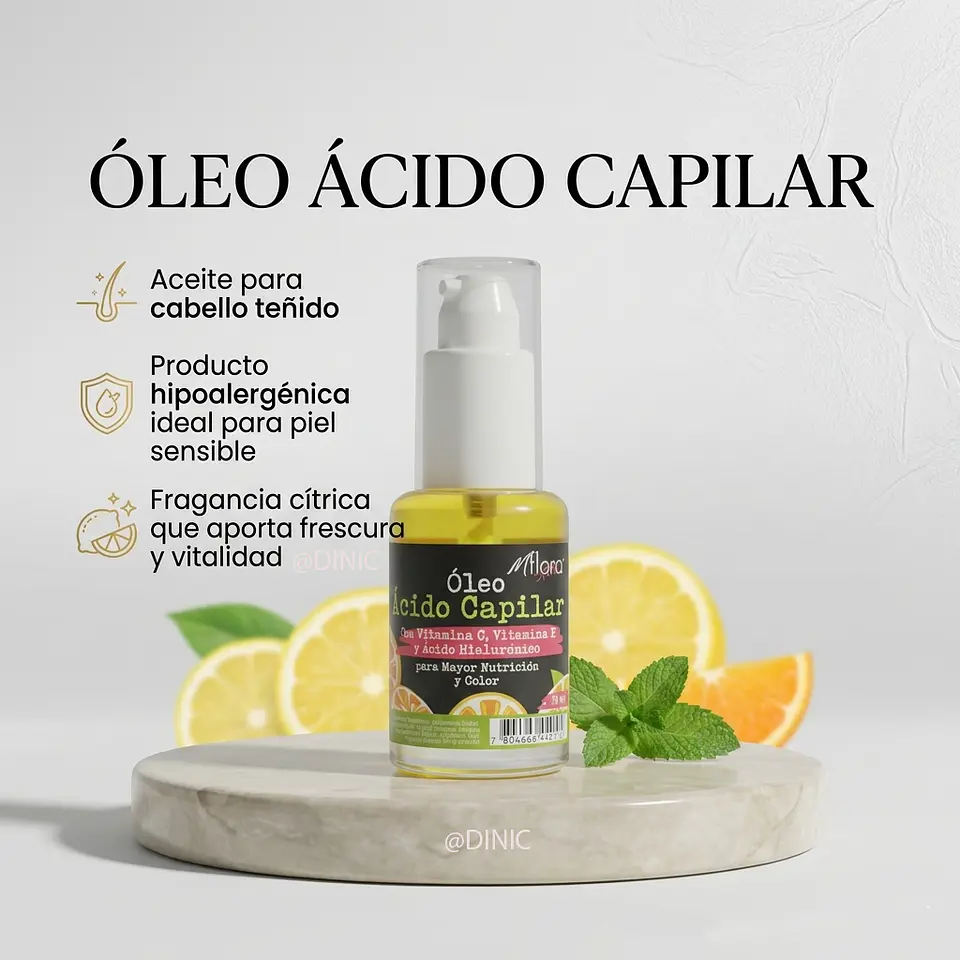 Aceite Oleo Acido Capilar 30ml 2