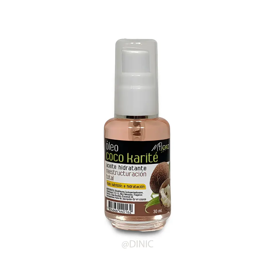 Aceite Tratamiento Capilar Oleo Coco Karite 30ml Mflora 1