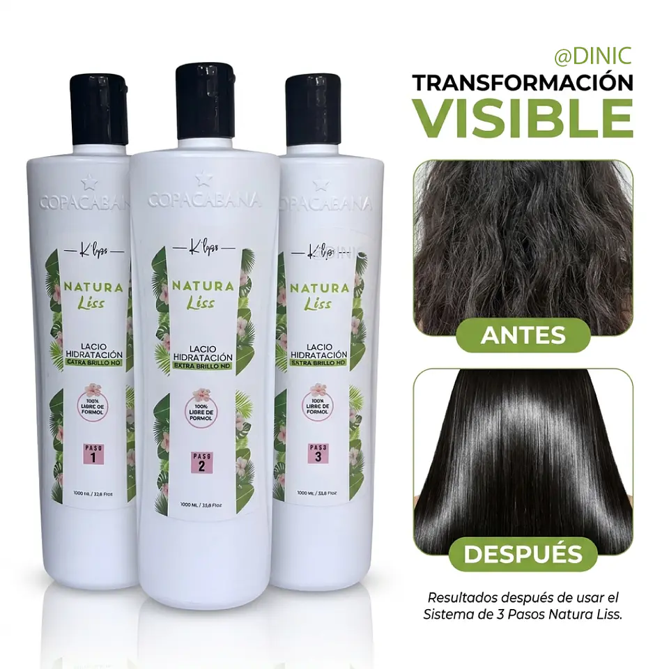 Alisado Keratina Orgánico Sin Formol 1000ml   2