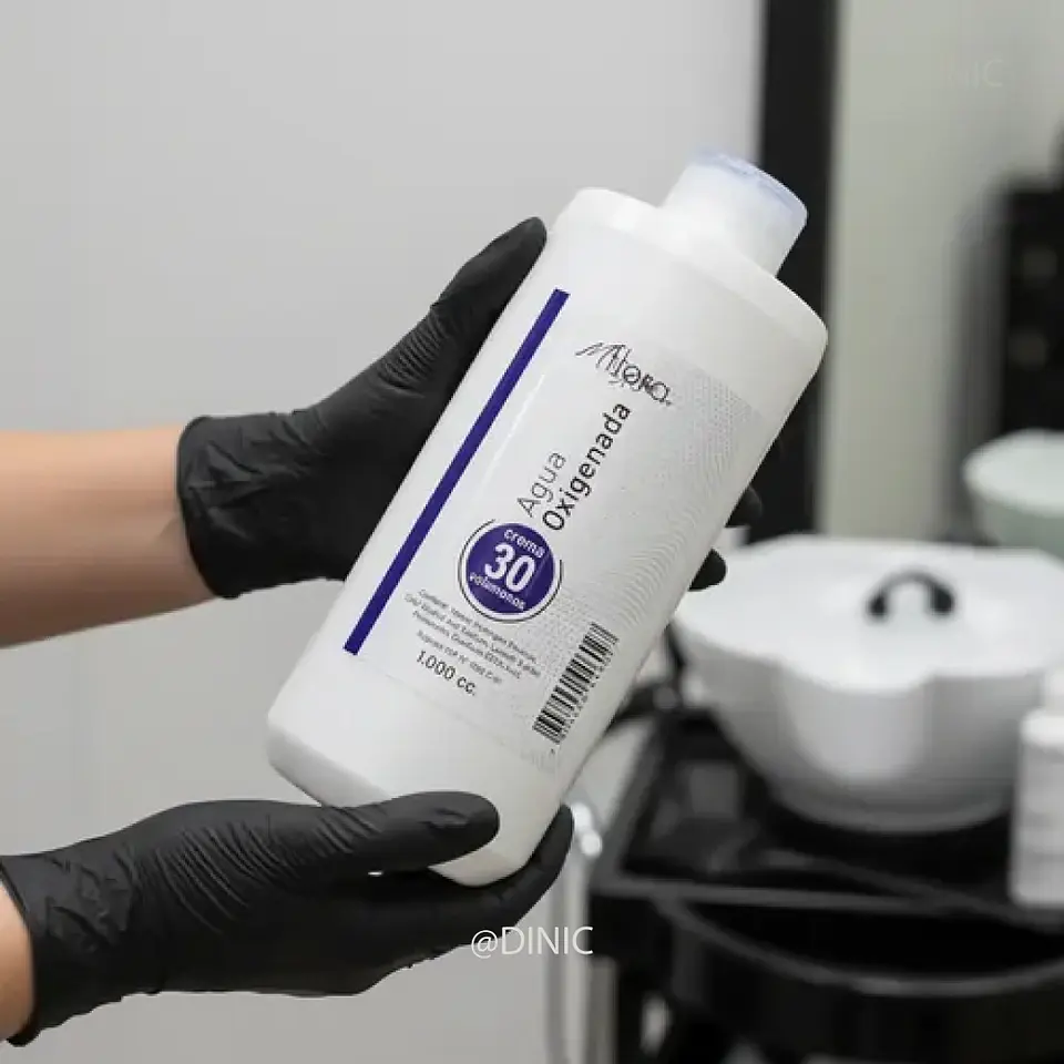 Agua Oxigenada Mflora de 1 Litro de Volumen 10, 20 y 30 3