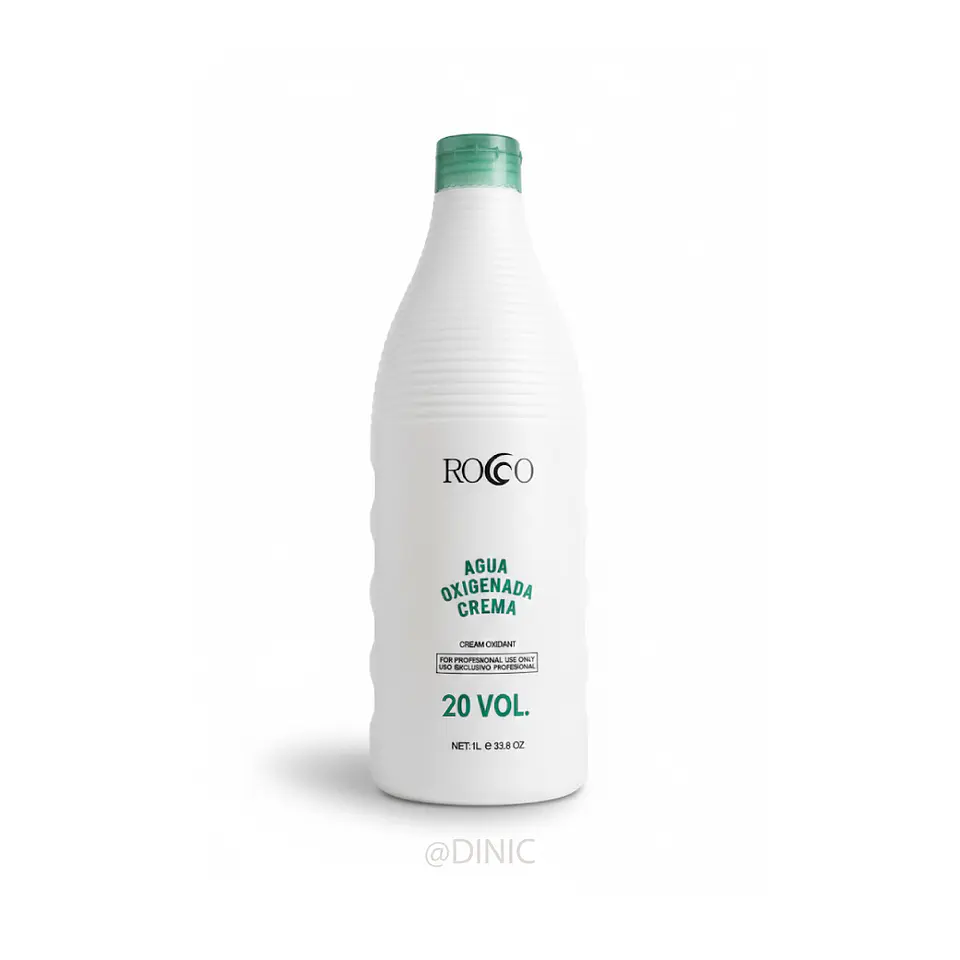 Agua Oxigenada Rocco 1Litro de Volumen 10, 20 y 30 2