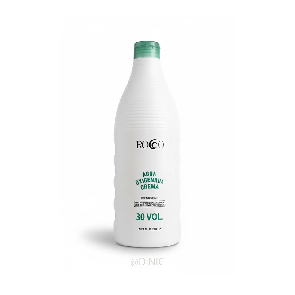 Agua Oxigenada Rocco 1Litro de Volumen 10, 20 y 30 3