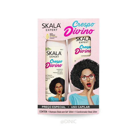 Pack de Shampoo y Acondicionador Crespo Divino