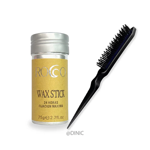 Pack de Cera en Barra y cepillo pulidor para el Cabello