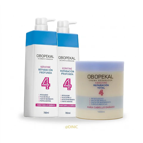 Pack de tratamiento capilar de reparación profunda