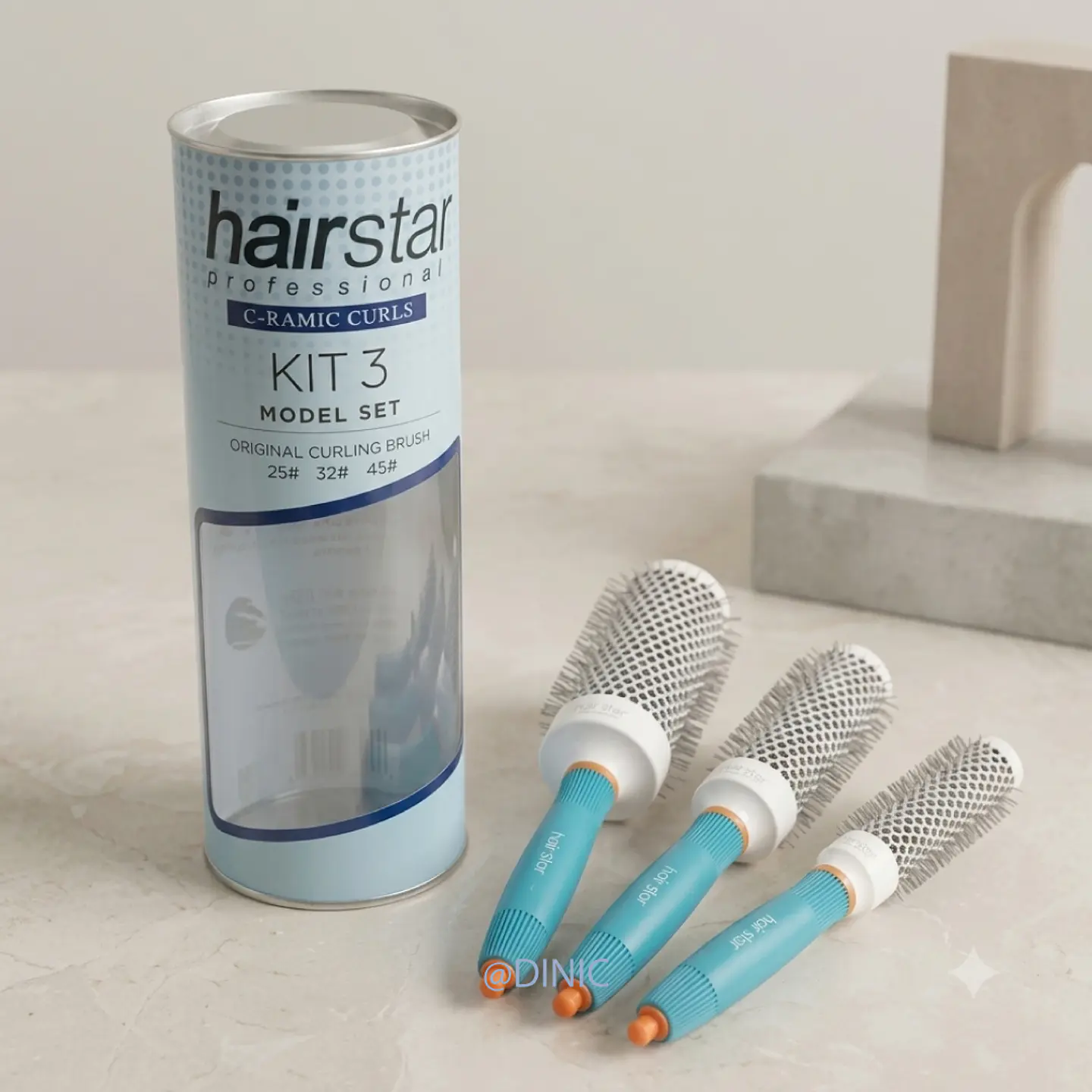 Kit de tres cepillos térmicos Hairstar 2