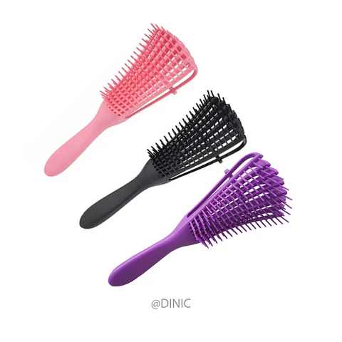 Cepillo Desenredante Antifrizz Para Cabellos Crespos Y Lisos