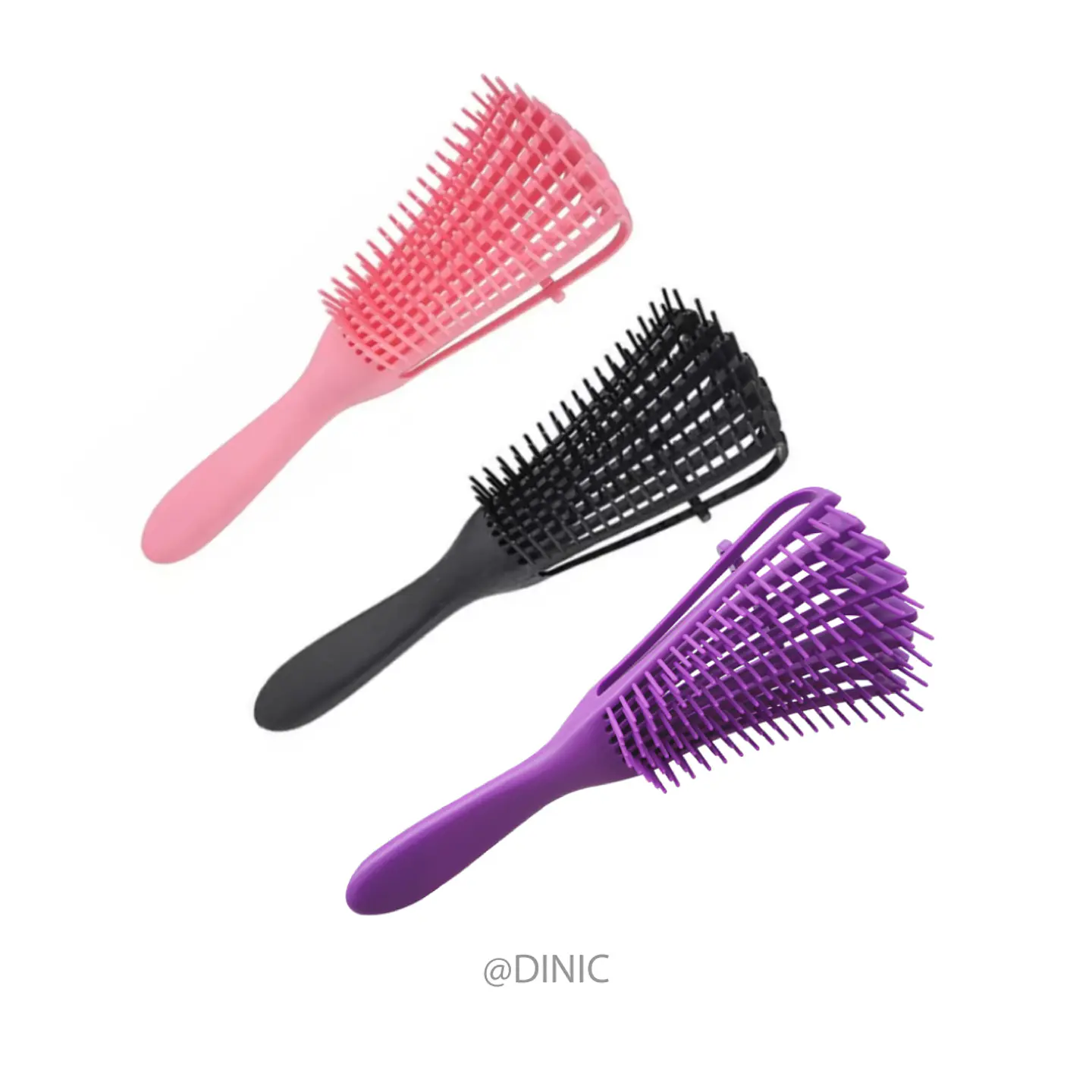 Cepillo Desenredante Antifrizz Para Cabellos Crespos Y Lisos 1