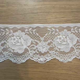 Renda Nylon Pérola (10cm largura)