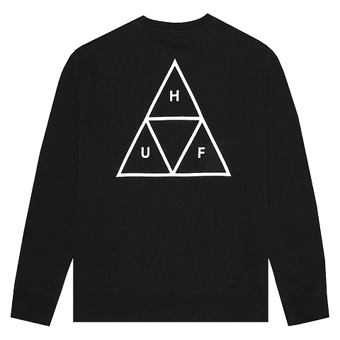 TRIPLE TRIANGLE CREWNECK SWEATSHIRT BLACK