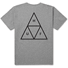 TRIPLE TRIANGLE TEE GREY HEATHER