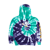 Ripnstone Hoodie (Purple/Teal Sprial Tie Dye)