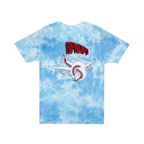 Flying High Tee (Blue Tie Dye)