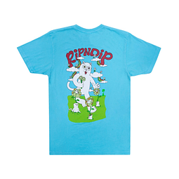 Flower Power Tee (Baby Blue)