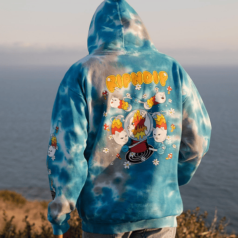 Space Gravy Hoodie (Baby Blue Cloud Wash)