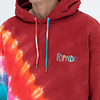 OG Prisma Embroidered Hoodie (Red Tie Dye)