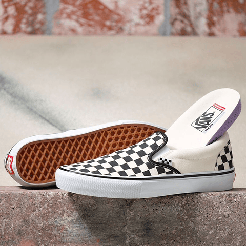 SLIP-ON CHECKERBOARD (BLACK OFF/WHITE)