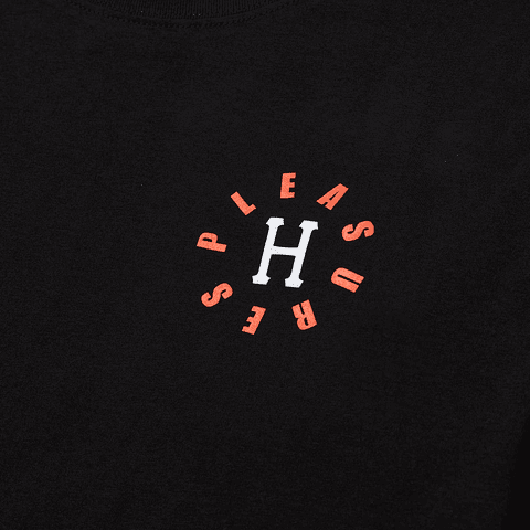 HUF X PLEASURES 12 GALAXIES LONG SLEEVE T-SHIRT