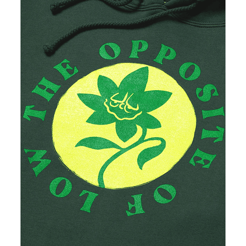 OPPOSITE OF LOW PULLOVER HOODIE FOREST GREEN