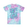 Nature Is Healing Tee (Aqua/Pink Tie Dye)