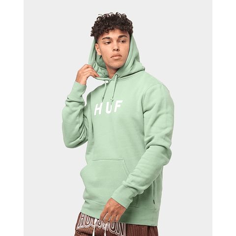 OG LOGO PULLOVER HOODIE BASIL