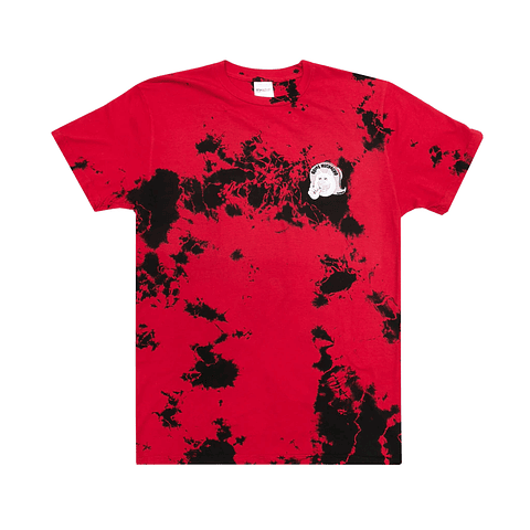 Adios Muchacho Tee (Red/Black Tie Dye)