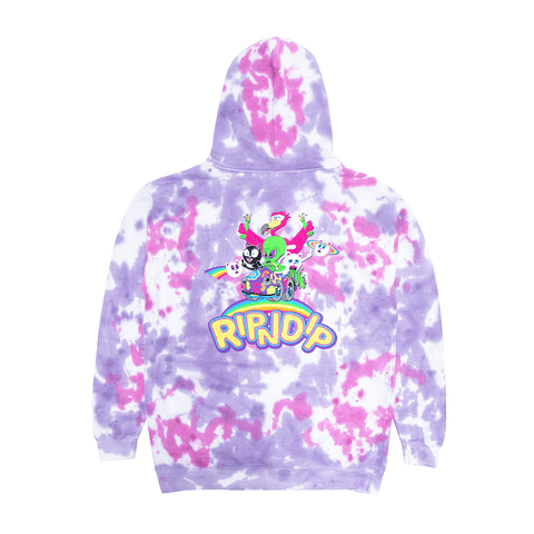 Friends Forever Hoodie (Pink/Lavender Tie Dye)