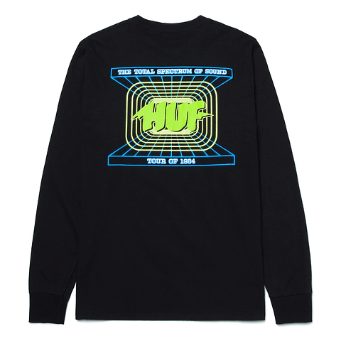 TOTAL SPECTRUM LONG SLEEVE T-SHIRT BLACK