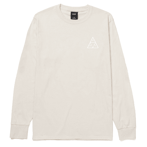 TRIPLE TRIANGLE LONG SLEEVE TEE NATURAL