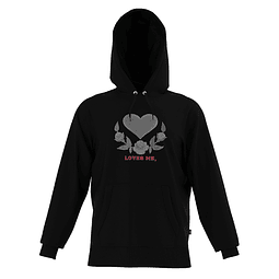 VALENTINES PULLOVER HOODIE BLACK