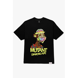 DIAMOND MUTANT DIAMOND APE TEE - BLACK