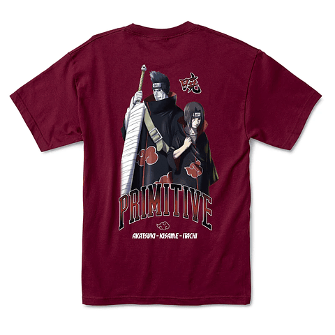 Primitive x Naruto Akatsuki Tee Burgundy