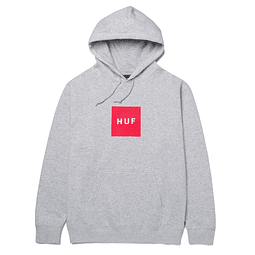 BOX LOGO PULLOVER HOODIE ATHLETIC HEATHER