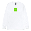 ESSENTIALS BOX LOGO LONG SLEEVE T-SHIRT WHITE