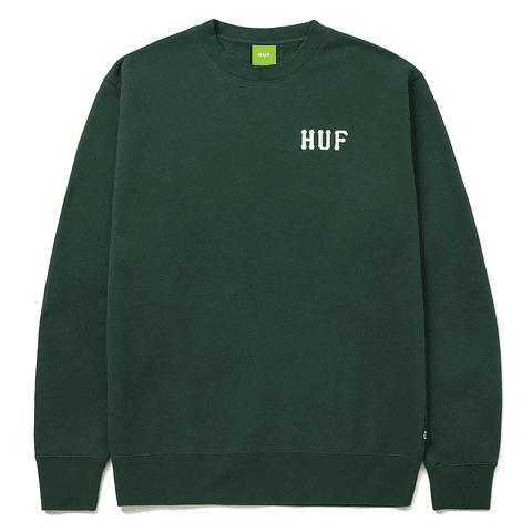 ESSENTIALS CLASSIC H CREW FOREST GREEN