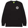 DOWNTOWN SPINNING LONG SLEEVE T-SHIRT BLACK