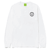 DOWNTOWN SPINNING LONG SLEEVE T-SHIRT WHITE