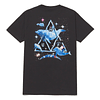 SPACE DOLPHINS WASHED T-SHIRT BLACK